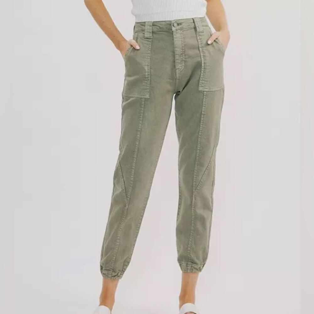 Kancan Stylish Green Cargo Pants sz 5/26